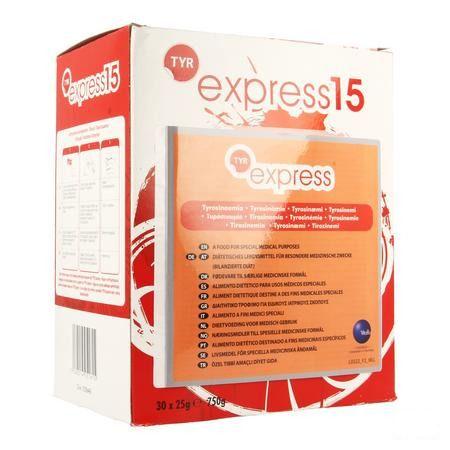 Tyr Express 15 N/aromatise 30x25 gr 