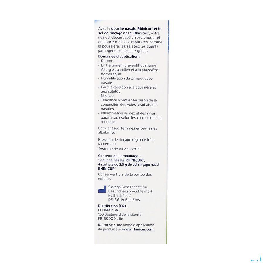 Rhinicur Douche Nasale + 4 Zakjes Spoelzout