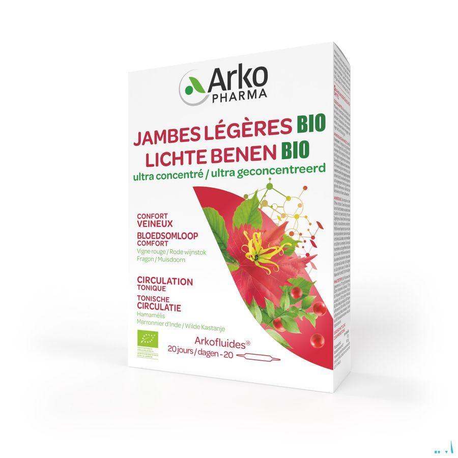 Arkofluide Lichte Benen Bio Ampullen 20  -  Arkopharma