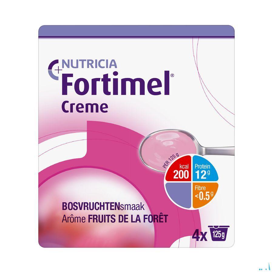 Fortimel Creme Bosvruchten 4x125 gr  -  Nutricia