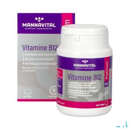 Mannavital Vitamine B12 Platinum V-Tabl 60