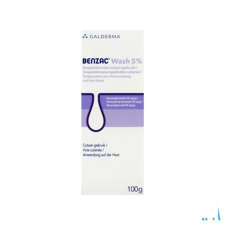 Benzac Wash Suspensie 5 % 100 gr  -  Galderma Belgilux