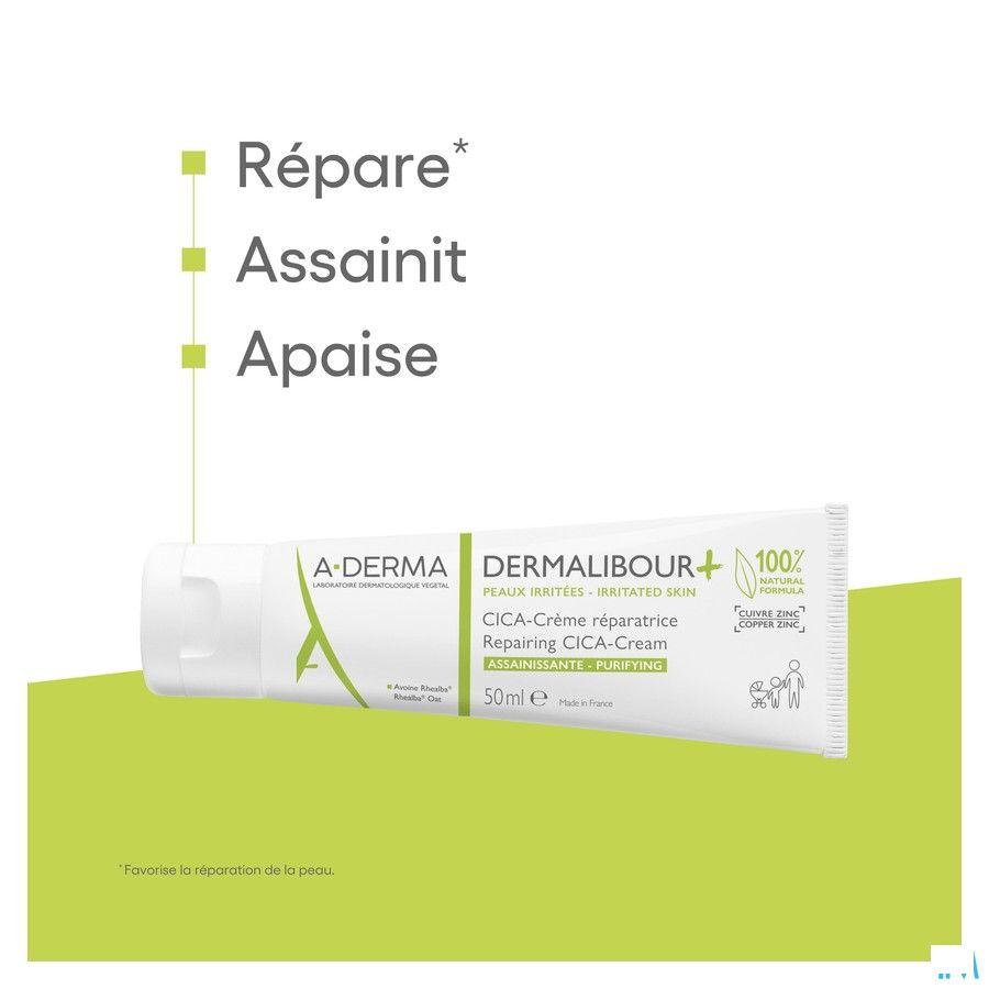 Aderma Dermalibour + Creme Reparatrice Tube 50 ml  -  Aderma