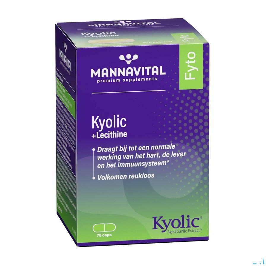 Mannavital Kyolic + Lecithine Capsule 75