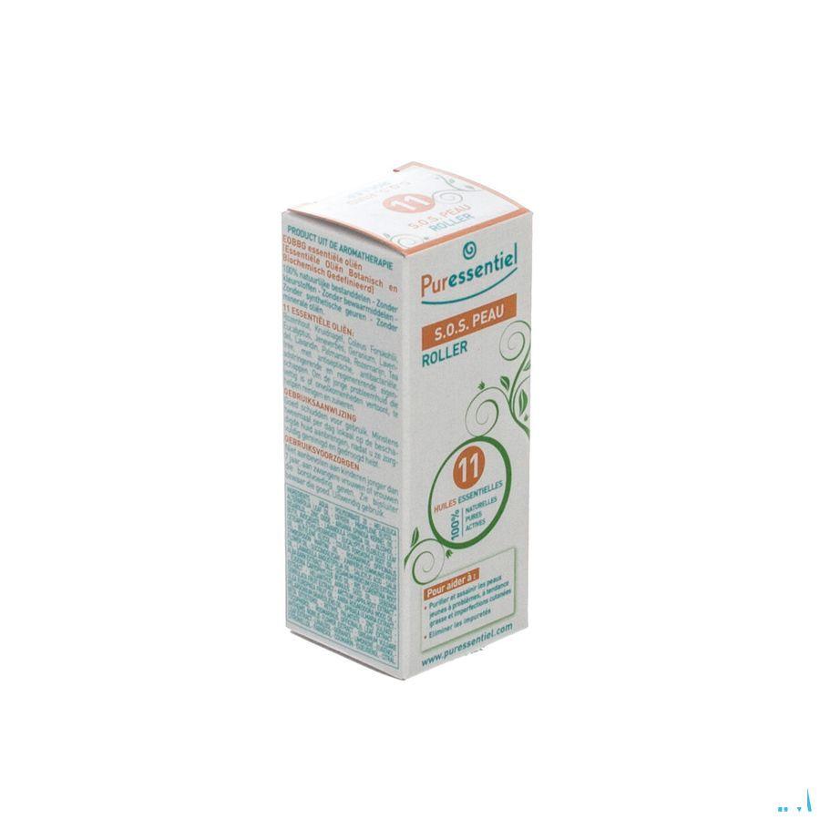 Puressentiel Roller Sos Peau 11 Huile Essentielle 5 ml  -  Puressentiel