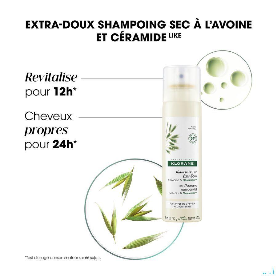 Klorane Capil. DroogShampoo Havermelk&Cera.Spray50 ml