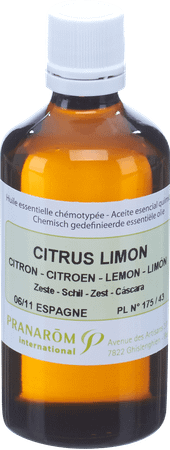 Citron Zeste Huile Essentielle 100 ml  -  Pranarom