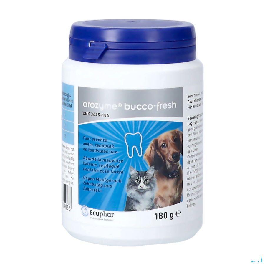 Orozyme Bucco-Fresh Chien Chat 180G  -  Ecuphar Orozyme Bucco-Fresh Chien Chat 180G  -  Ecuphar