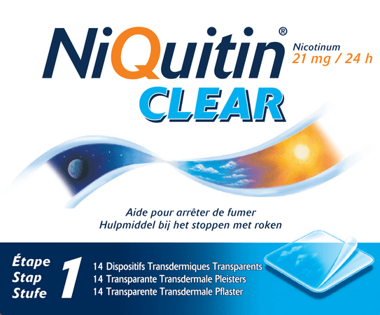 Niquitin Clear Patches 14 X 21 mg