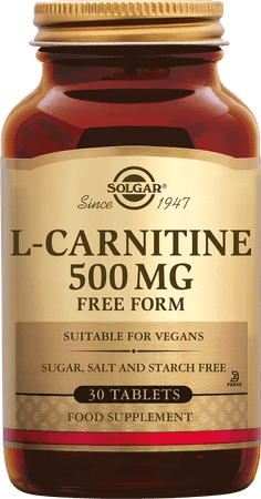 Solgar L-Carnitine 500Mg Comp 30  -  Solgar Vitamins