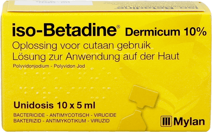 Iso Betadine Derm 10% Unidose Flacon 10x5 ml