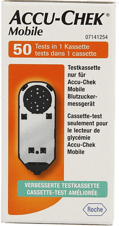 Accu Chek Mobile Test Cassette 50 Tests 7141254171  -  Roche Diagnostics