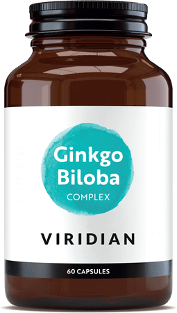 Viridian Ginkgo Biloba Leaf Extract Plant. Capsule 60  -  Solgar Vitamins