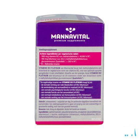 Mannavital Vitamine B12 Platinum V-Tabl 60