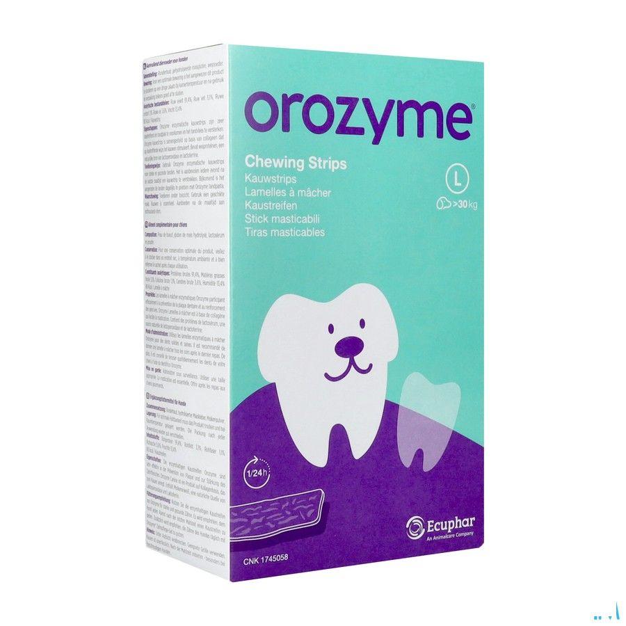 Orozyme Canine L Lamelle Enzym.chien >30Kg 141 gr  -  Ecuphar