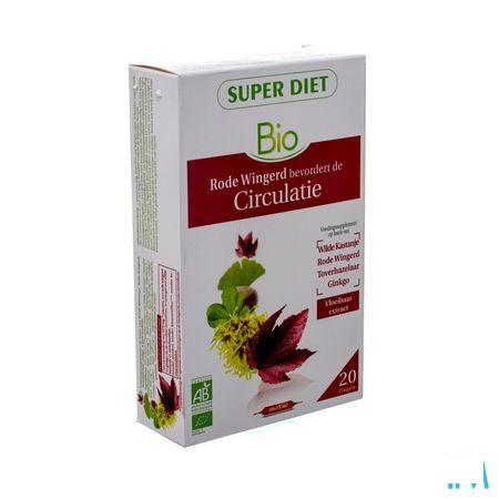 Super Diet Complexe Circulatie Bio Ampullen 20x15 ml  -  Superdiet Laboratoires