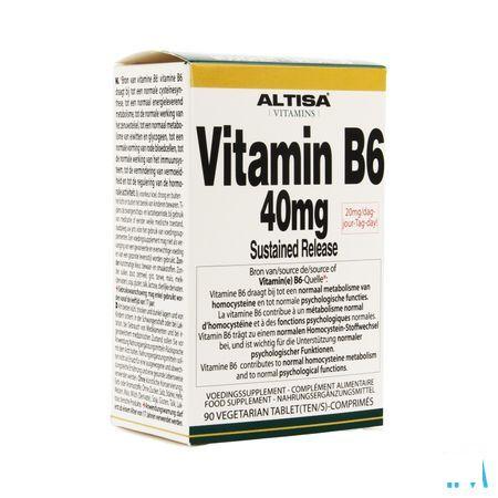 Altisa Vit B6 40 mg Sustained Release Comprimes 90  -  Dieximport