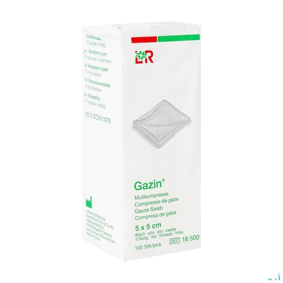 Gazin Compresse Non Sterile 8p 5,0x 5,0cm 100 18500  -  Lohmann & Rauscher