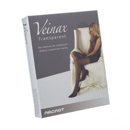 Veinax Hold-ups Transparant 2 Lang Zwart Maat 3