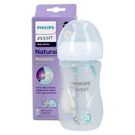 Philips Avent Natural Airfree Bib. Elephant 260 ml