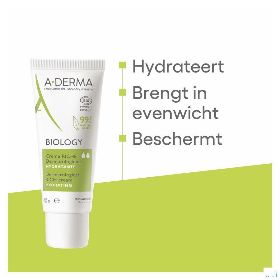 Aderma Biology Creme Riche Dermatologique 40 ml  -  Aderma