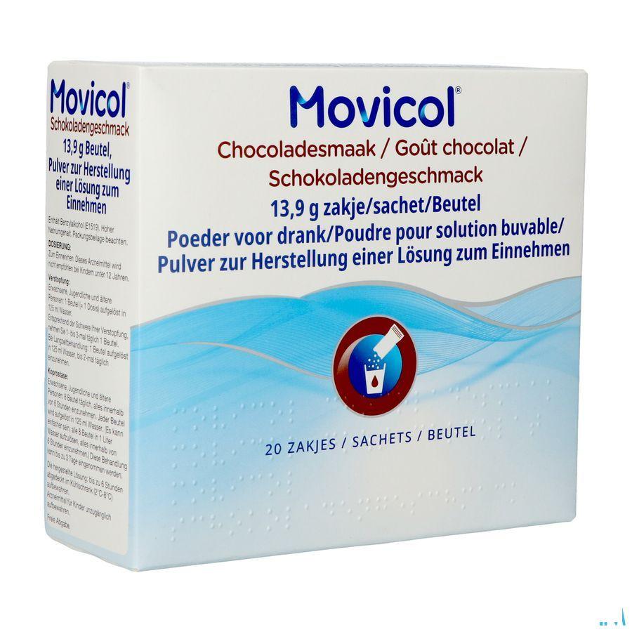 Movicol Gout Chocolat Sachets 20 X 13,7g 