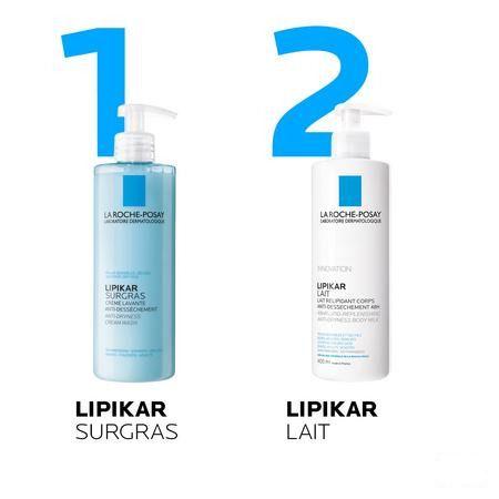 Lipikar Overvet Douche Creme Tegen Uitdrogen400 ml  -  La Roche-Posay
