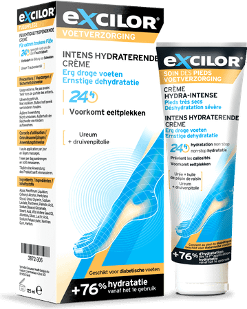Excilor Soin Des Pieds Creme Hydra Intense 125 ml