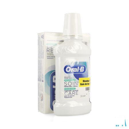 Oral-B Tp Gum & enam.rep.fresh 2x75 ml + mondwater250 ml