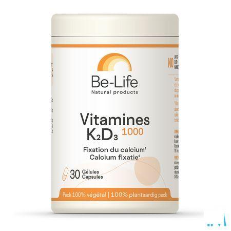 Vitamines K2 D3 1000 Be Life Capsule 30  -  Be-Life