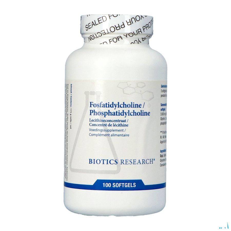 Biotics Phosphatidylcholine 100 softgels  -  Energetica Natura