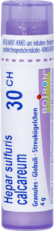 Hepar Sulfuris Calcareum 30CH Gr 4g  -  Boiron