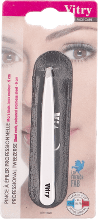 Vitry Classic Pince Epil Prof Oblique Inox 1022  -  Vitry