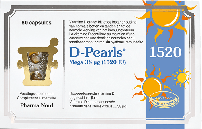 D-pearls 1520 Capsule 80  -  Pharma Nord