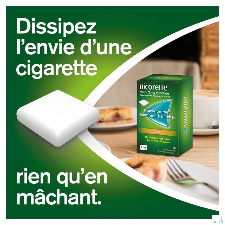 Nicorette Fruit Kauwgom 105x2 mg