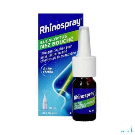 Rhinospray Eucalyptol Verstopte Neus 1,18mg/ml Neusspray 10 ml