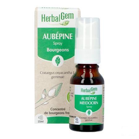 Herbalgem Meidoorn Bio Spray 15 ml