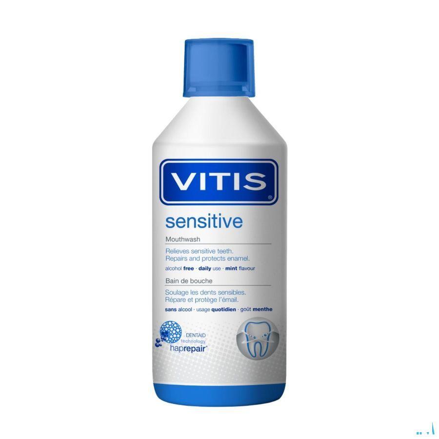 Vitis Sensitive Mondspoelmiddel 500 ml  -  Dentaid