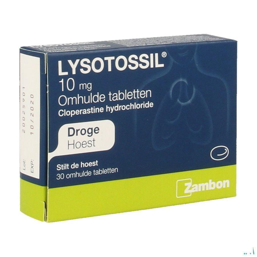 Lysotossil Dragee. 30 X 10 mg