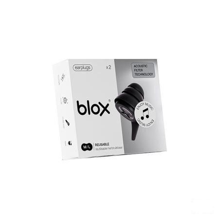 Blox Music Zwart 1 Paar