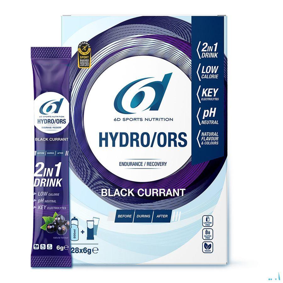 6D Hydro Ors Blackcurrant Zakje 28X6G
