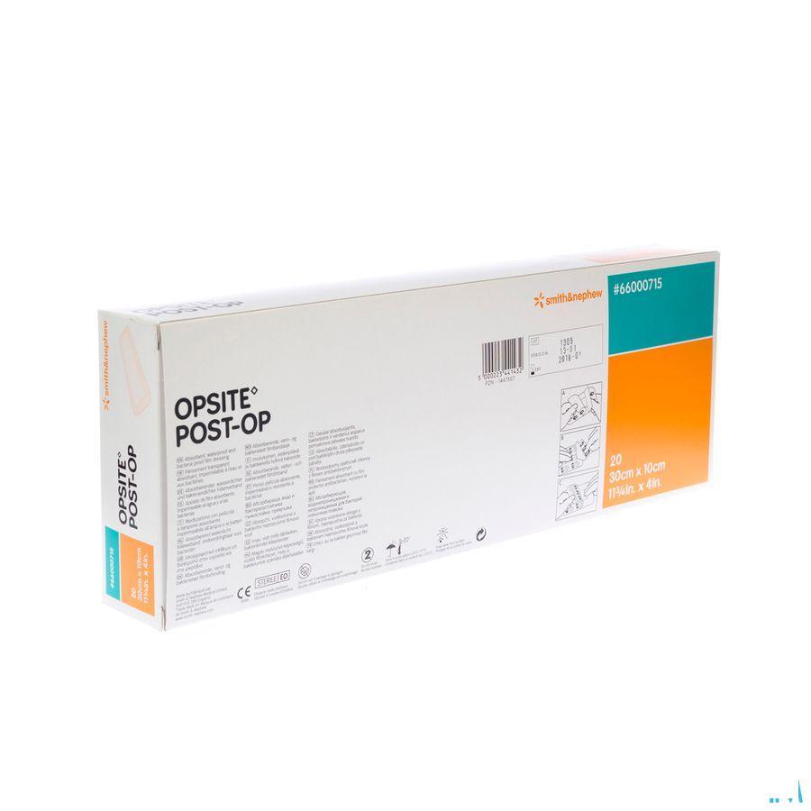 Opsite Post Op 30,0Cmx10,0Cm 20 66000715  -  Smith Nephew