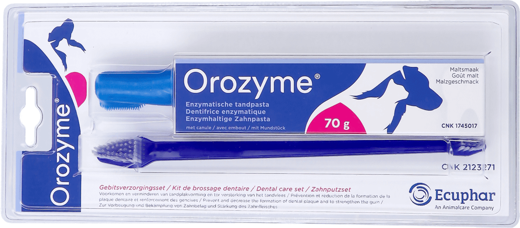 Orozyme Verzorgingsset Gebit Honden  -  Ecuphar
