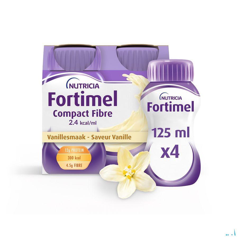 Fortimel Compact Fiber 2.4Kcal Vanille 4 x 125 ml