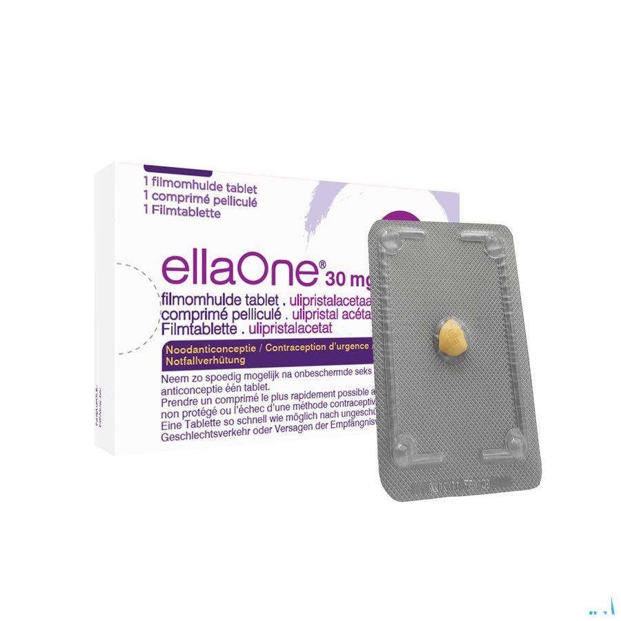 Ellaone 30 mg Filmomhulde Tabletten 1 X 30 mg