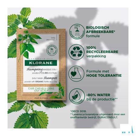 Klorane Capilaire Masker Reinigend Brandnetel 8X3G