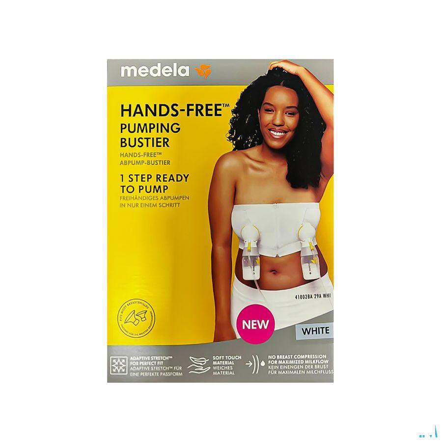 Medela Hands-Free Bustier Allaitement M Blanc