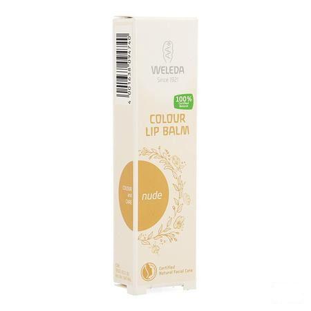Weleda Colour Lip Balm Nude 10 ml  -  Weleda