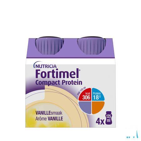 Fortimel Compact Protein Vanille 4x125 ml  -  Nutricia