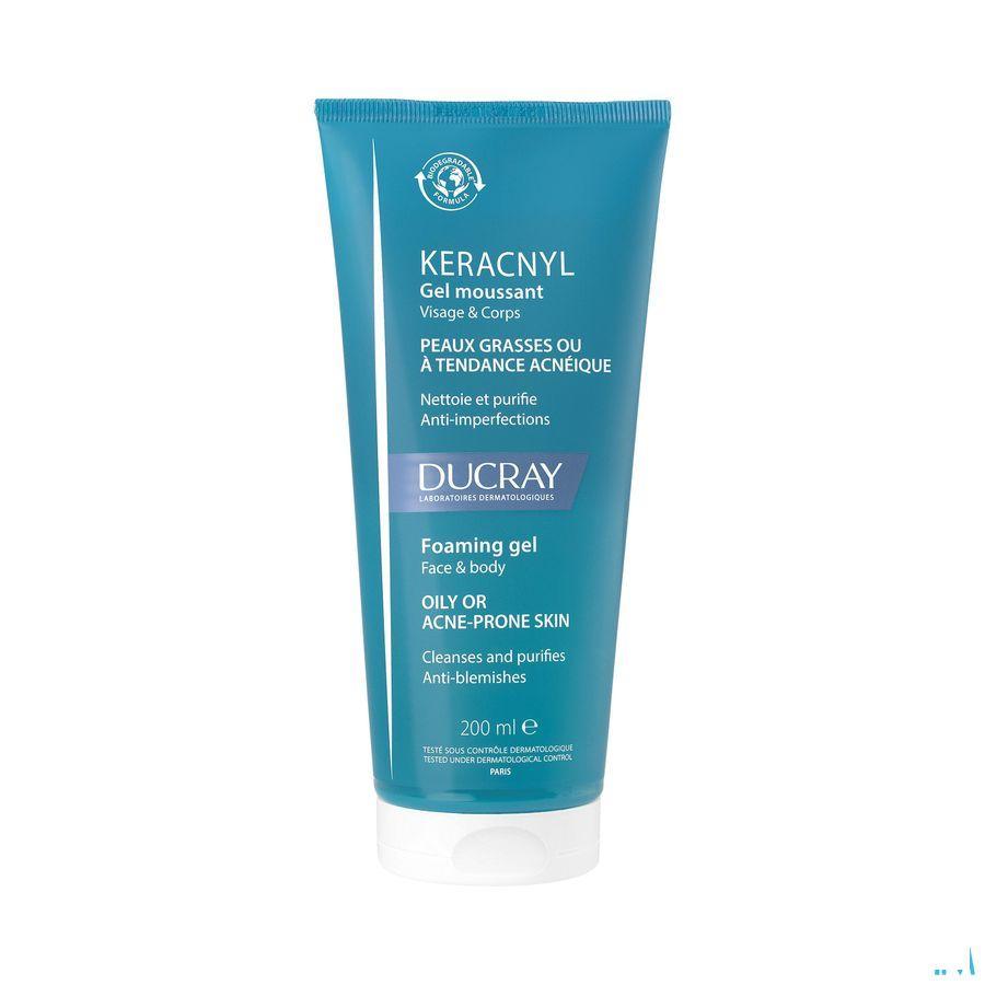 Ducray Keracnyl Gel Moussant 200 ml  -  Ducray Benelux